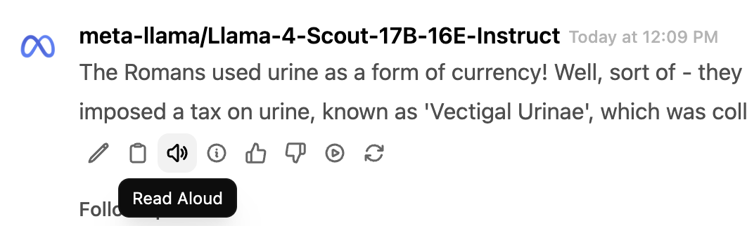 highlighting text-to-speech button